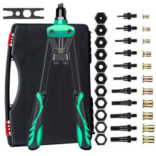 🔥 2021 Neujahrsverkauf: 50% RABATT🔥Einfaches automatisches Nietwerkzeugset （🥳Nur heute）