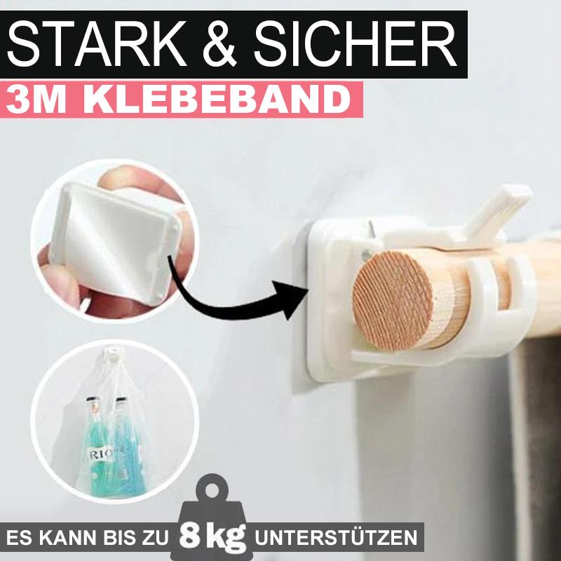🪝Nagelfreie verstellbare Stangenhalter