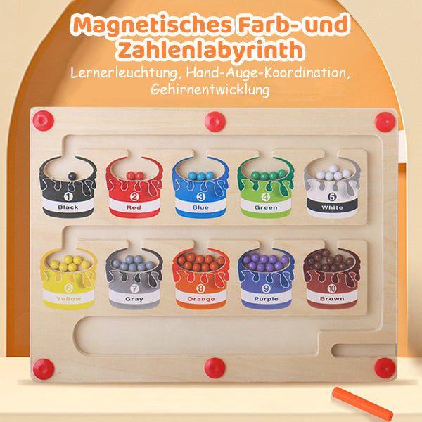 🌞Magnetisches Farb- und Zahlenlabyrinth🌞