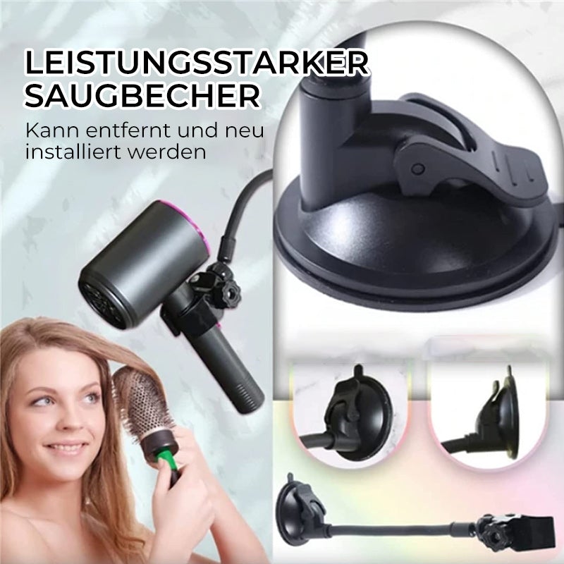Saugnapfhalterung für Haartrockner