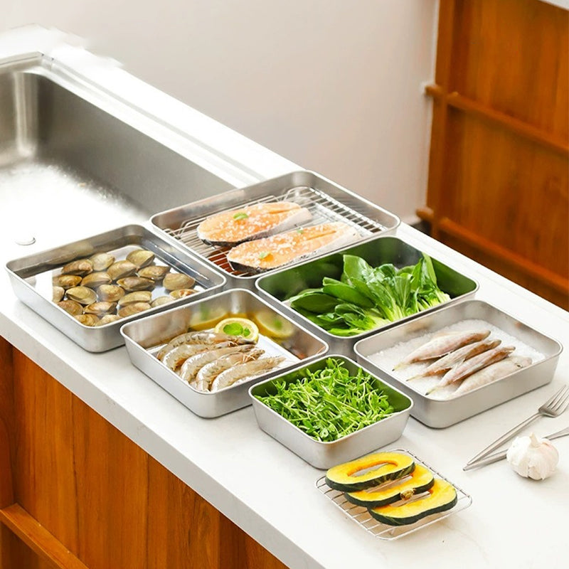 🍽️Multifunktionale Obstschale aus Edelstahl