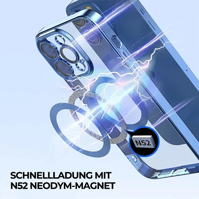 🎊Schlussverkauf - 50 % Rabatt🎊Kabellose Magnetische All-Inclusive-iPhone-Hülle mit Galvanik
