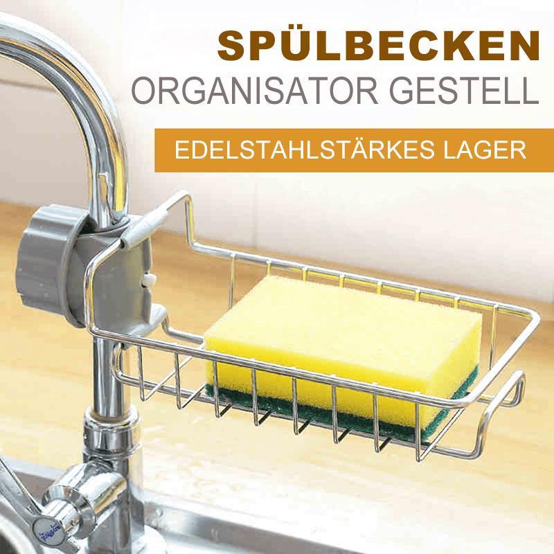 💦Silvester-Sale - 50 % Rabatt💦Spülbecken Organisator Gestell für Küche und Badezimmer