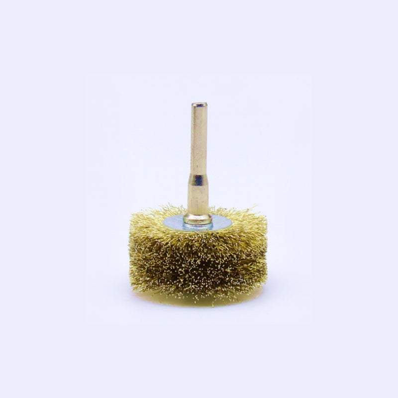 Polierter Bürstenkopf aus Stahldraht