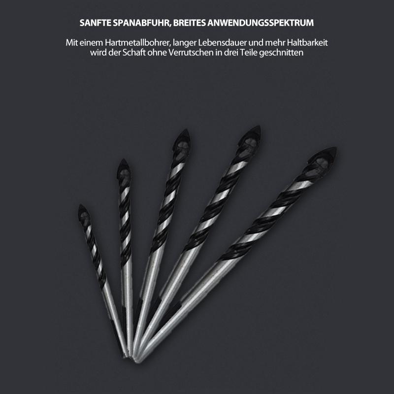 Fliesenbohrer Glasbohrer Keramikbohrer Set für Fliesen Porzellan (7-tlg)