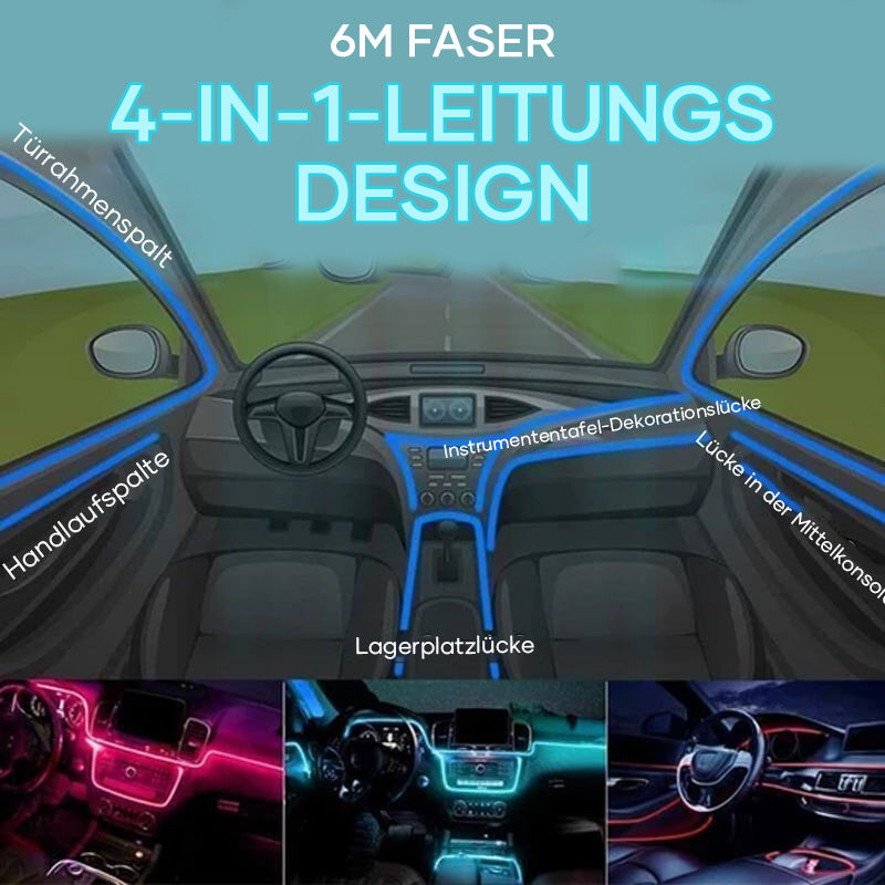4-in-1 LED Atmosphärenlicht für Autos