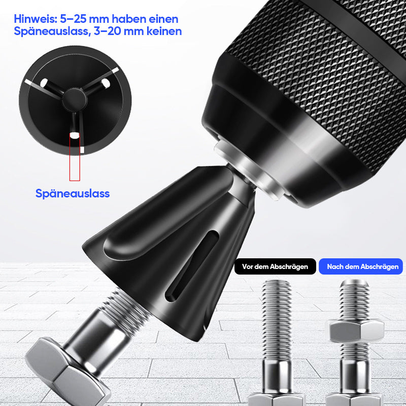 Entgratungs-Fasenwerkzeug aus Wolframstahl