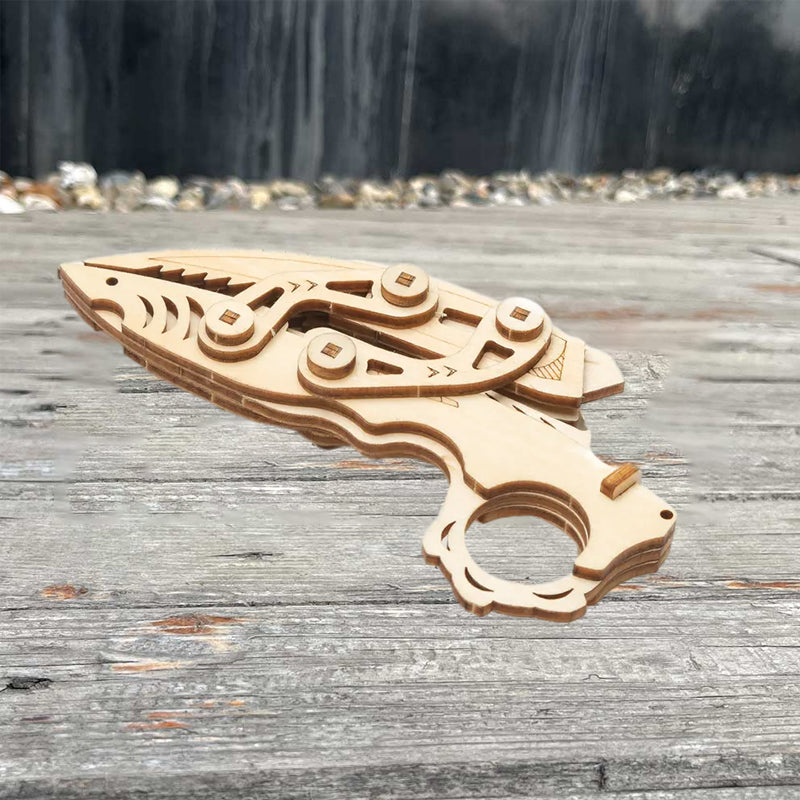 Faltendes dreidimensionales Messermodellspielzeug