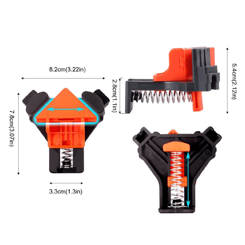90° Winkelklemme für die Holzbearbeitung