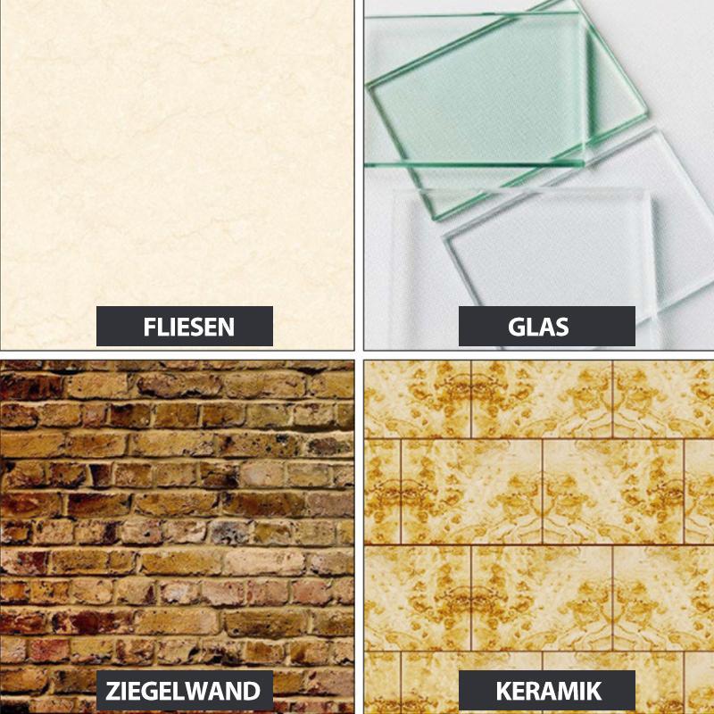 Fliesenbohrer Glasbohrer Keramikbohrer Set für Fliesen Porzellan (7-tlg)