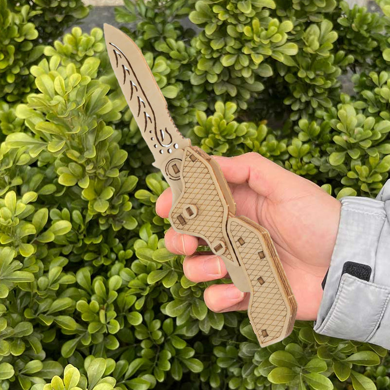 Faltendes dreidimensionales Messermodellspielzeug