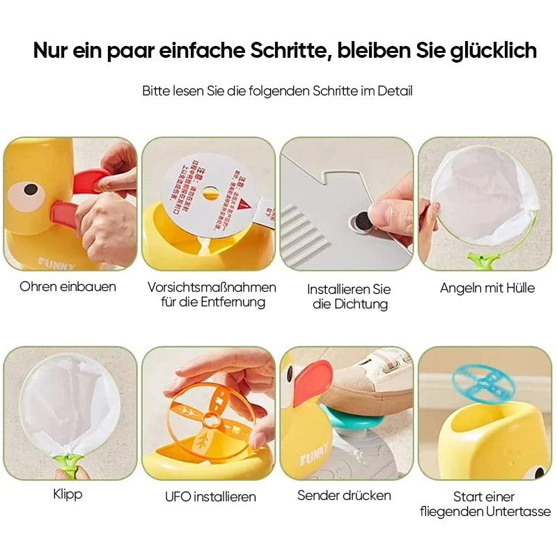 🌞Katapult fliegende Untertasse Spielzeug🌞