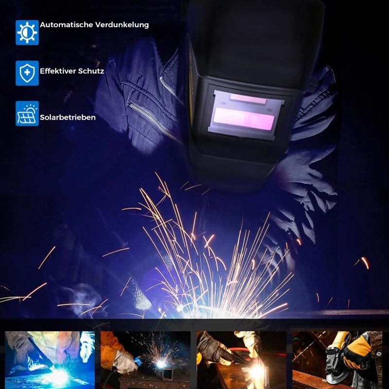 Schweißhelme mit automatischer Verdunkelung