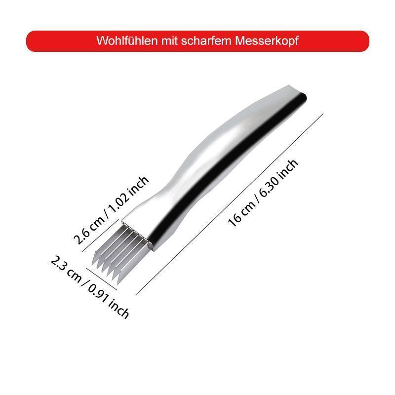 🧅🥬Edelstahl Küche Gemüse Schneidwerkzeug