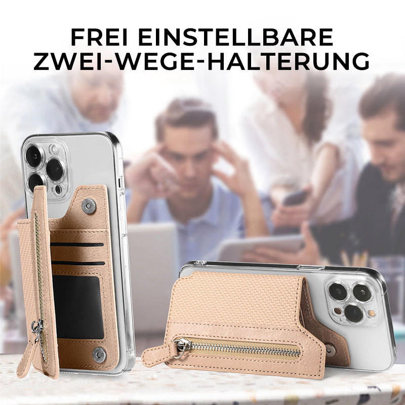 Multifunktionaler Handy-Kartenhalter aus Viskose