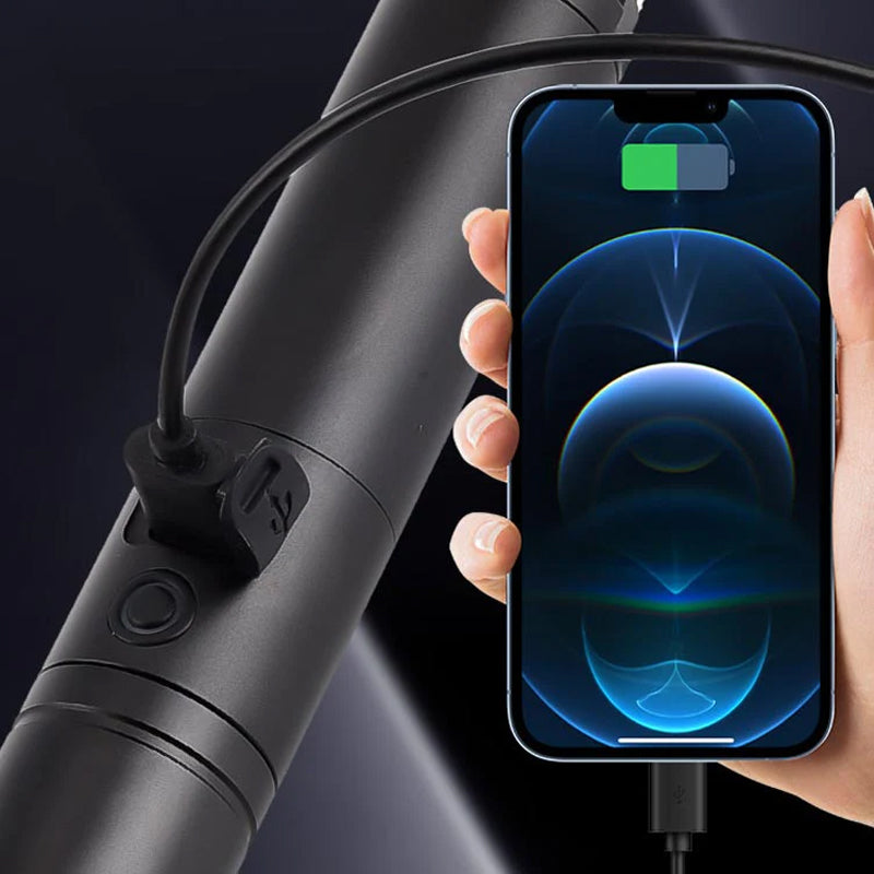 Multifunktionale weiße Laser-LED-Taschenlampe