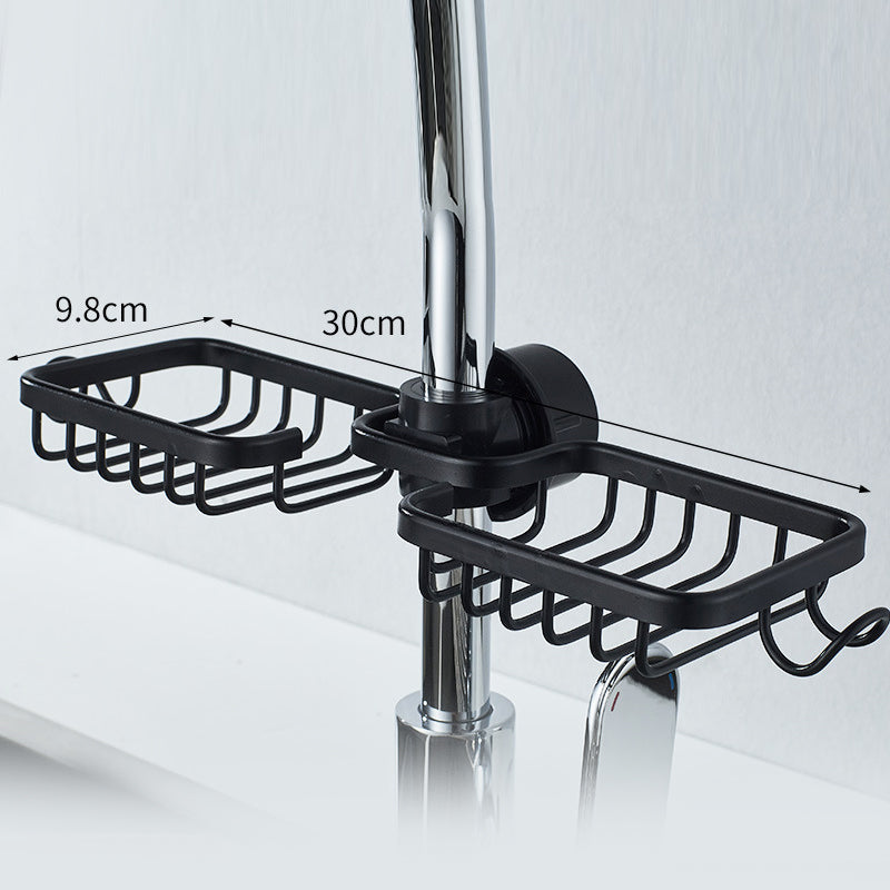 Rostfreies Aufbewahrungsregal für Wasserhähne