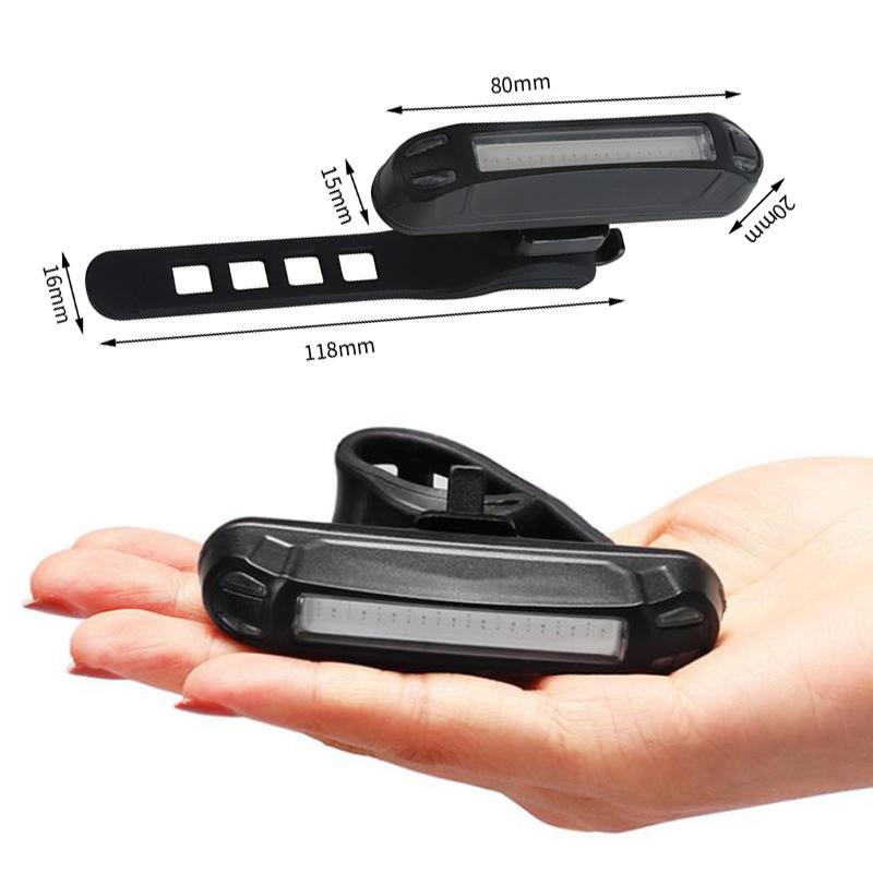 USB Kreatives aufladbares Fahrradrücklicht