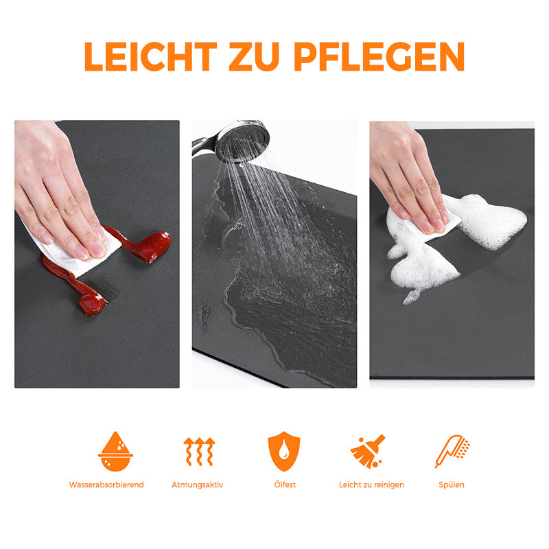 💦Super saugfähige Abtropfmatte für die Küche