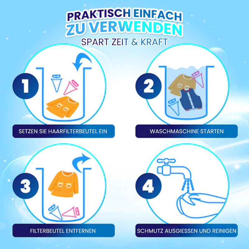 🎊Haar-Filterbeutel Für Waschmaschine🛒