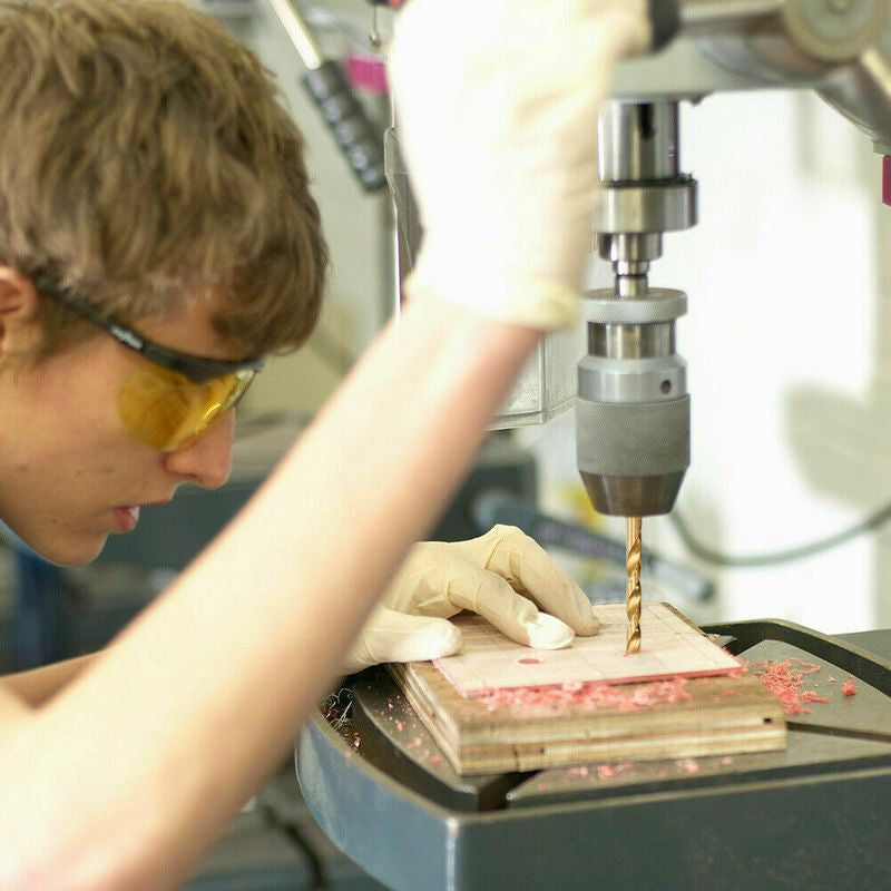 Titanbeschichtetes Hochgeschwindigkeitsstahl-Wendelbohrer- Set, 99 Stk.