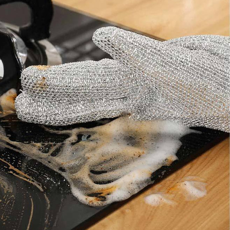 🎁WEIHNACHTSVERKAUF-50% RABATT🎁Geschirrspülhandschuhe aus Draht