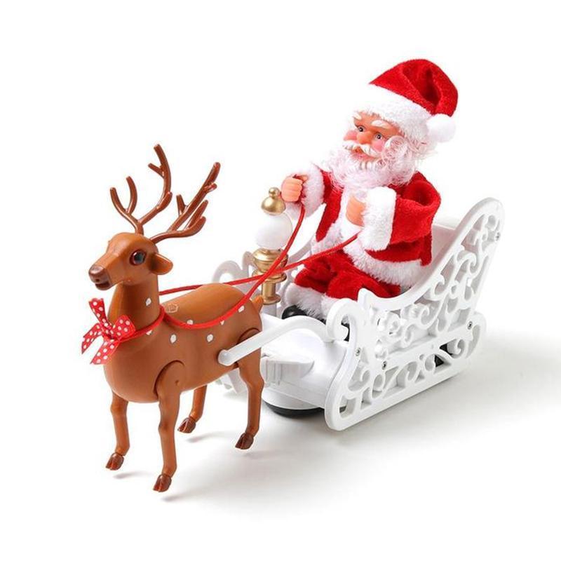 Reiten Hirsch Weihnachtsmann Musikwagen