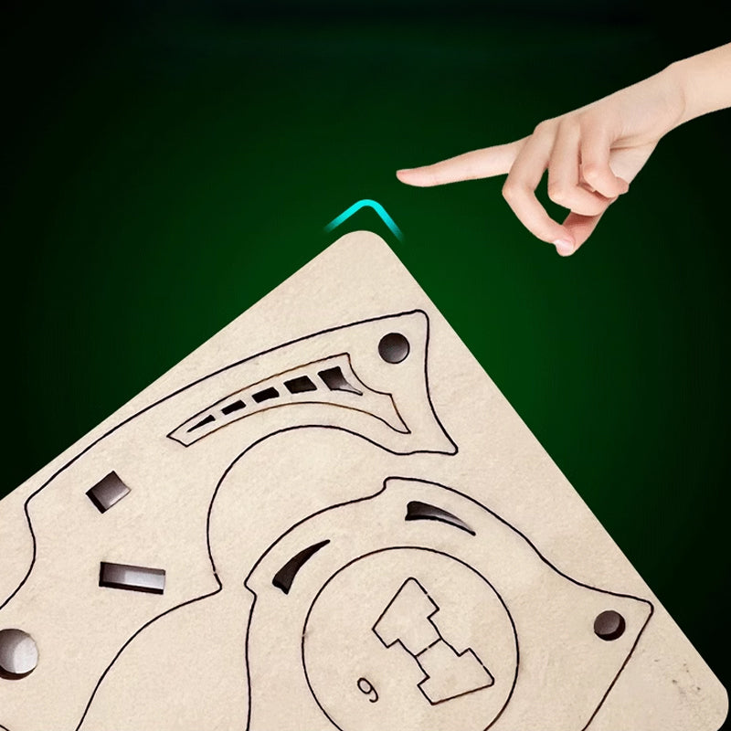 Faltendes dreidimensionales Messermodellspielzeug