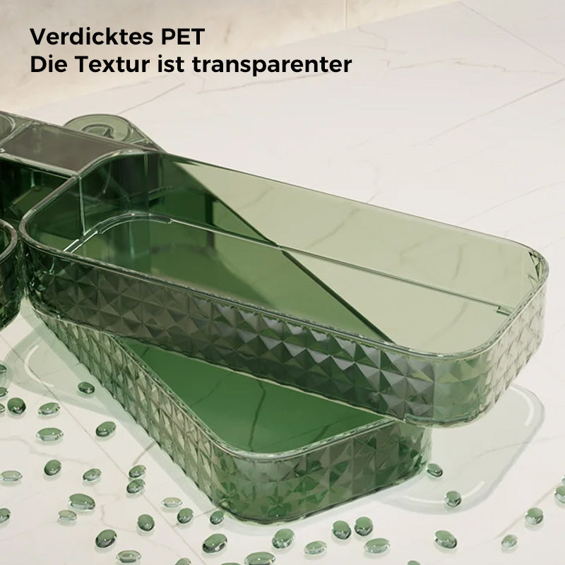 Multifunktionales, an der Wand montiertes, drehbares U-förmiges Aufbewahrungs-Eckregal