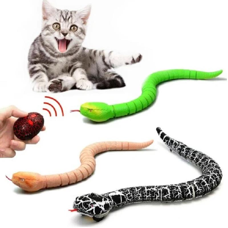 Katze Schlangenspielzeug