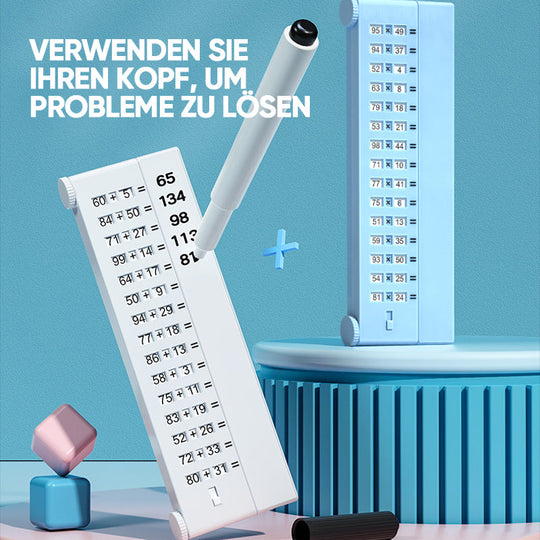 ✨Übungstafel für mündliche Berechnungen für Kinder✨