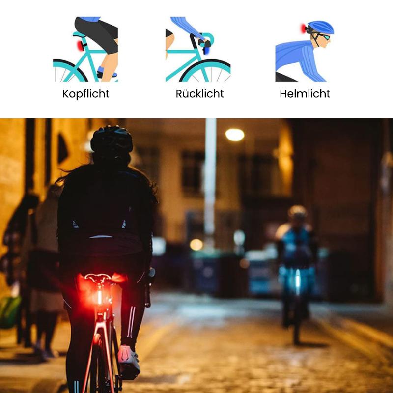 USB Kreatives aufladbares Fahrradrücklicht