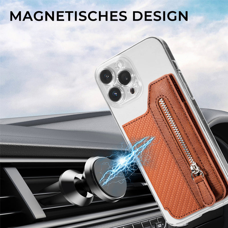 Multifunktionaler Handy-Kartenhalter aus Viskose