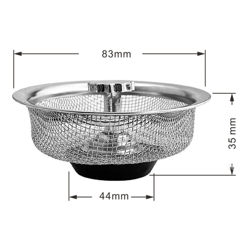 Edelstahl Ersatzfilter für Spülbecken