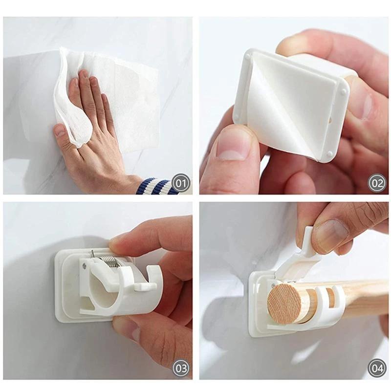 🪝Nagelfreie verstellbare Stangenhalter