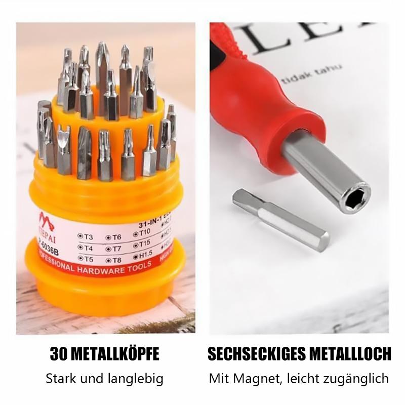 31-in-1-Schraubendrehersatz