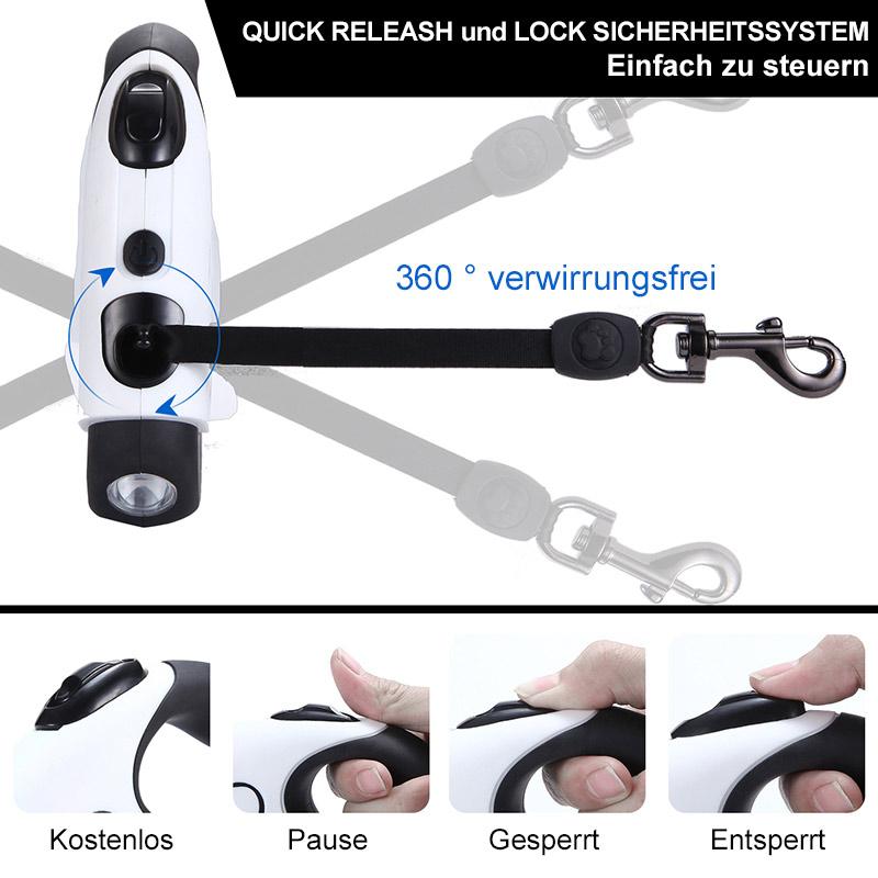 LED leuchtende einziehbare Hundeleine