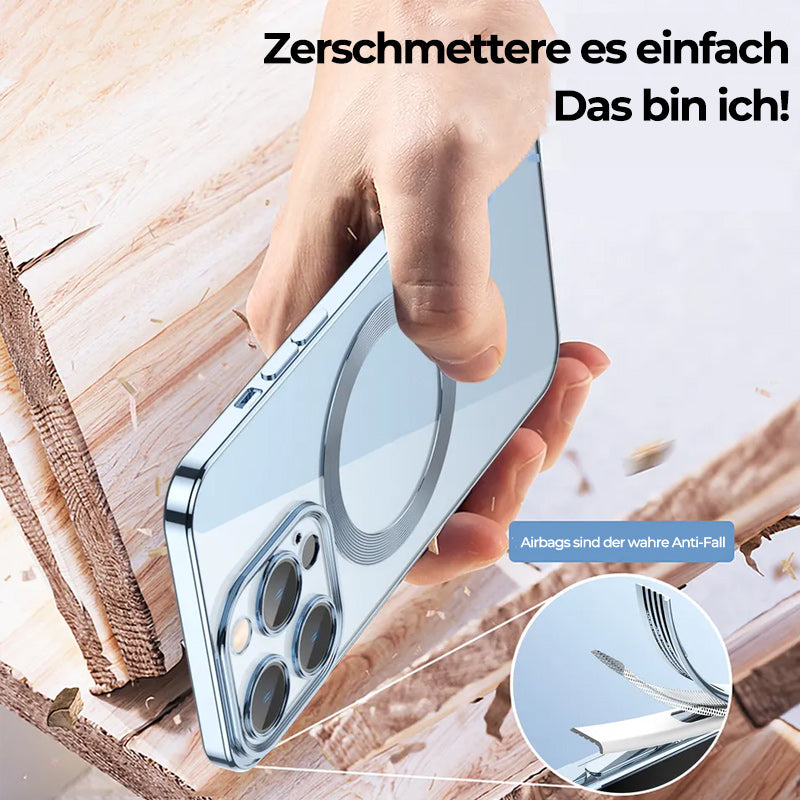 🎊Schlussverkauf - 50 % Rabatt🎊Kabellose Magnetische All-Inclusive-iPhone-Hülle mit Galvanik