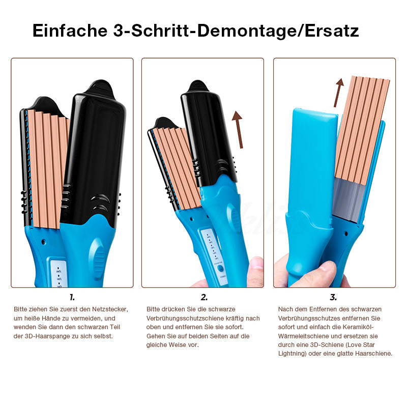 3D-Styling-Haarglätteisen