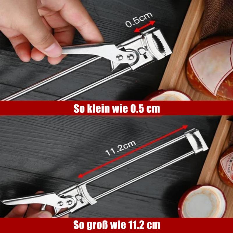 🫙Einstellbarer multifunktionaler Dosenöffner aus Edelstahl