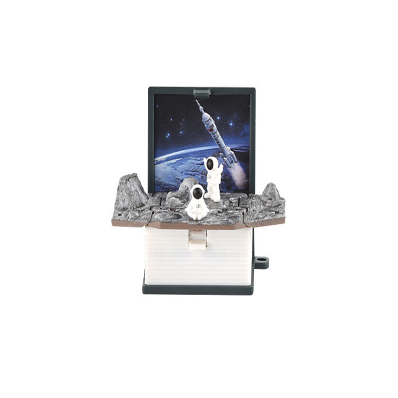 3D Stereoskopisches Puzzlebuch mit Schlüsselanhänger