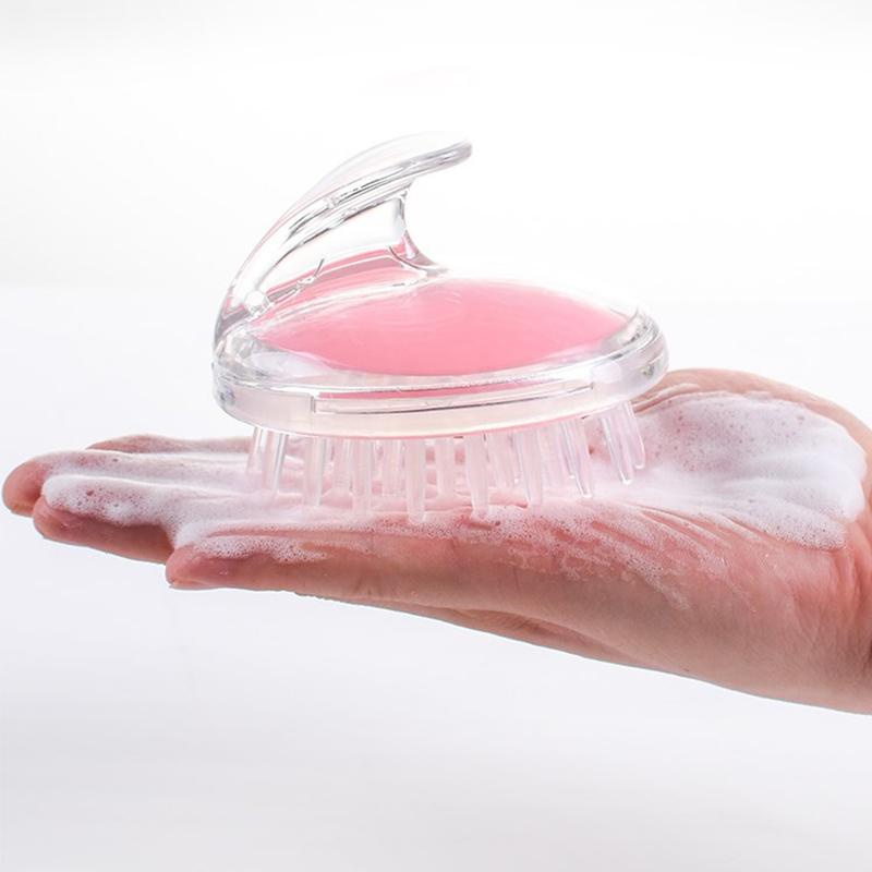 Transparente Massage-Shampoo-Bürste