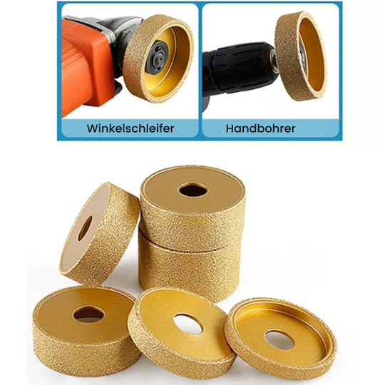 Diamantschleifer mit gerader Kante