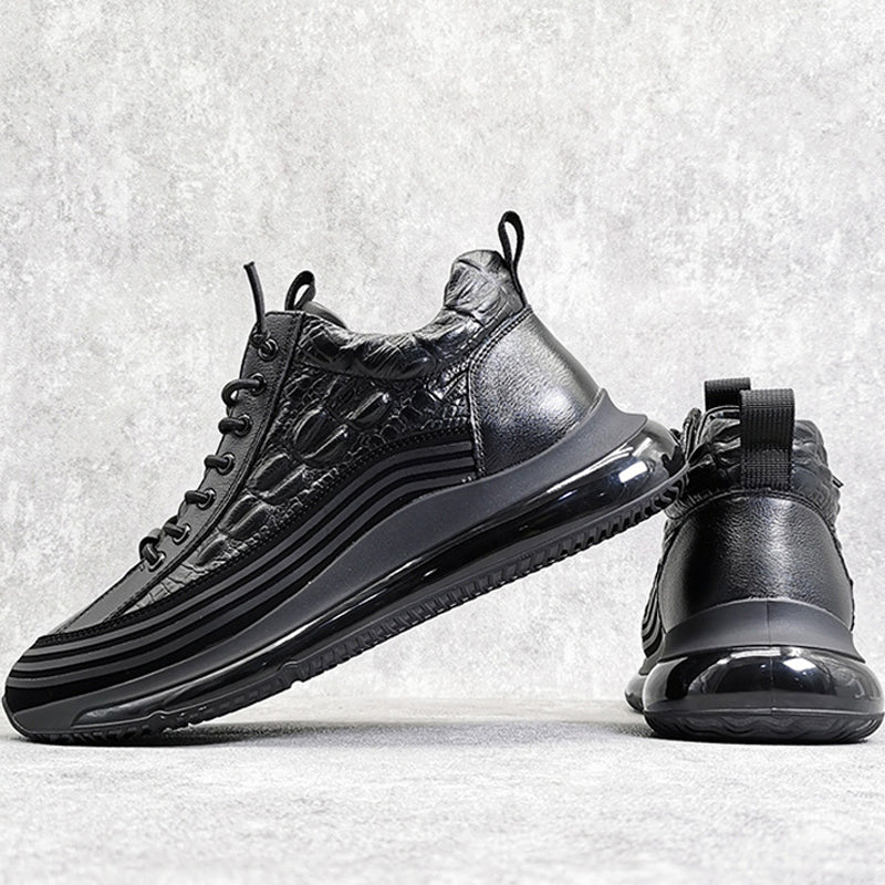 Neue warme lässige Turnschuhe mit Krokoprägung für Herren