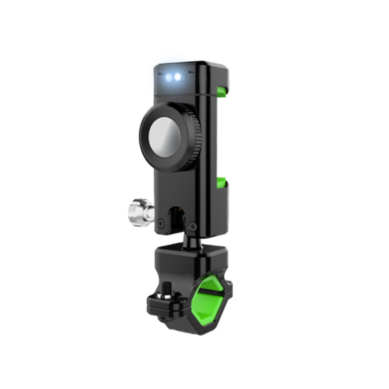 Diebstahlsicherung und Absturzsicherung Fahrrad Handyhalter mit Lampe