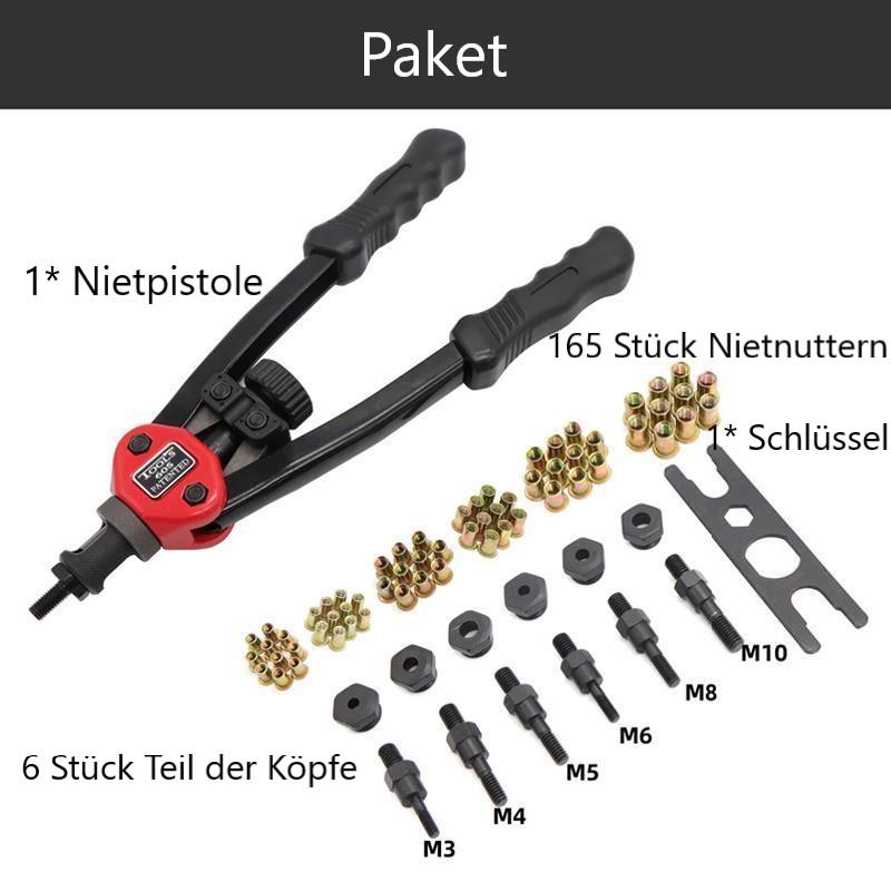 🔥 2021 Neujahrsverkauf: 50% RABATT🔥Einfaches automatisches Nietwerkzeugset （🥳Nur heute）