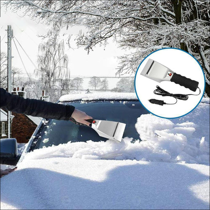 Autobeheizter Schnee- und Eiskratzer