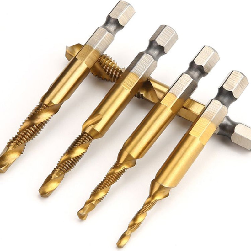 Titanbeschichtetes Hochgeschwindigkeitsstahl-Wendelbohrer- Set, 99 Stk.