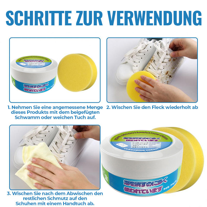 Multifunktionale Reinigungs- und Waschcreme für Schuhe