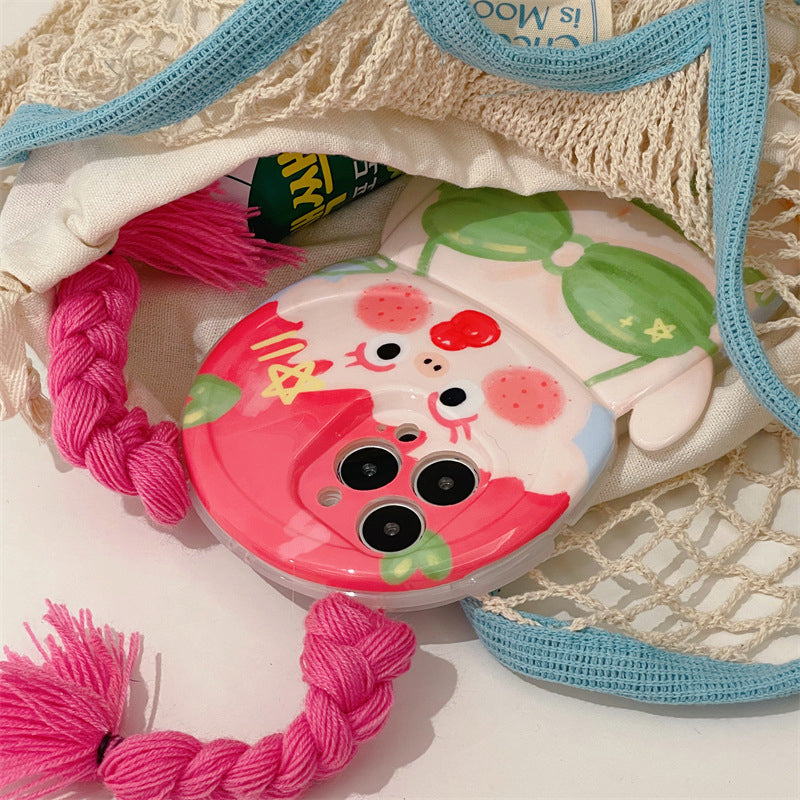 Lustige Zopf Badehose Handyhülle